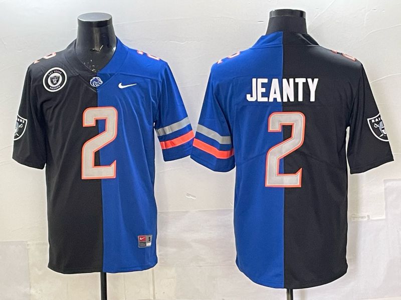 Men 2025 Nike Oakland Raiders #2 Jeanty Black blue Limited NFL Jersey 003->new england patriots->NFL Jersey